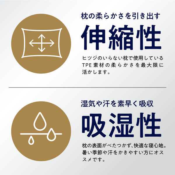 ヒツジのいらない枕カバー ーテンセルー